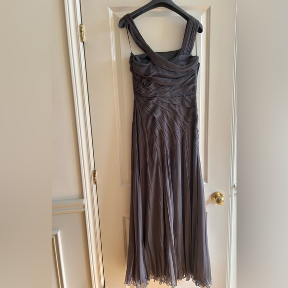 Alberta Ferretti full length grey dress - Picture 4 of 9